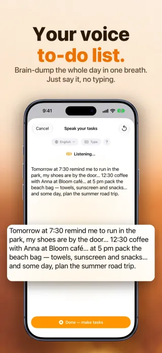Your voice to-do list